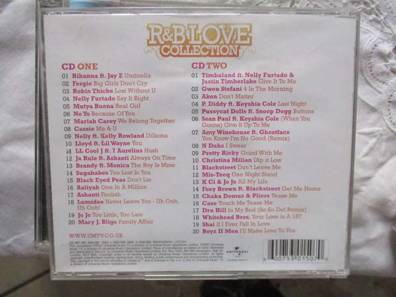r and b love collection double cd