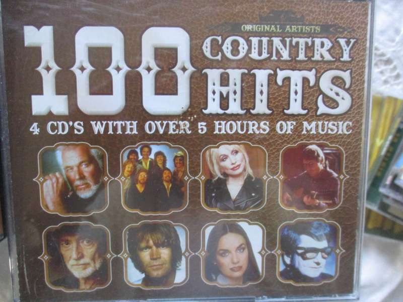 100 country hits 4 cd box