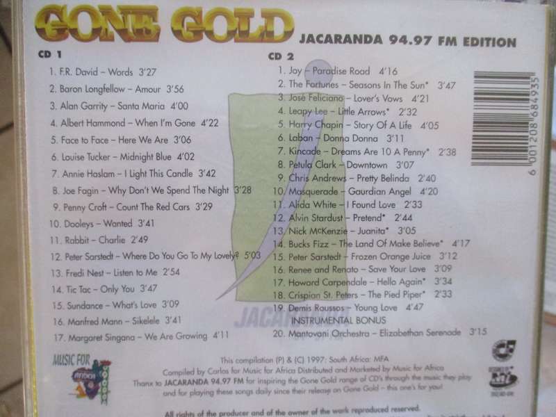 gone gold  double cd