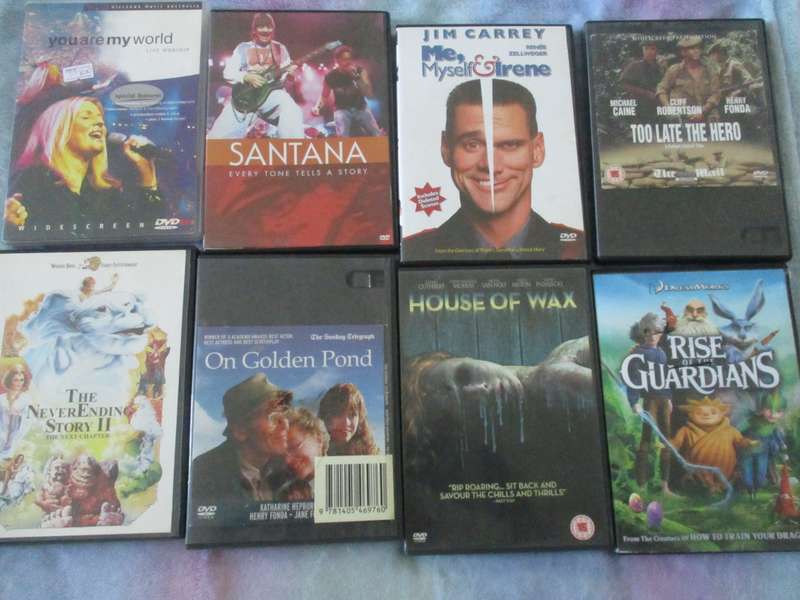 dvds music and movies selection