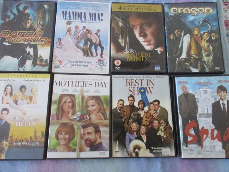dvds music and movies selection