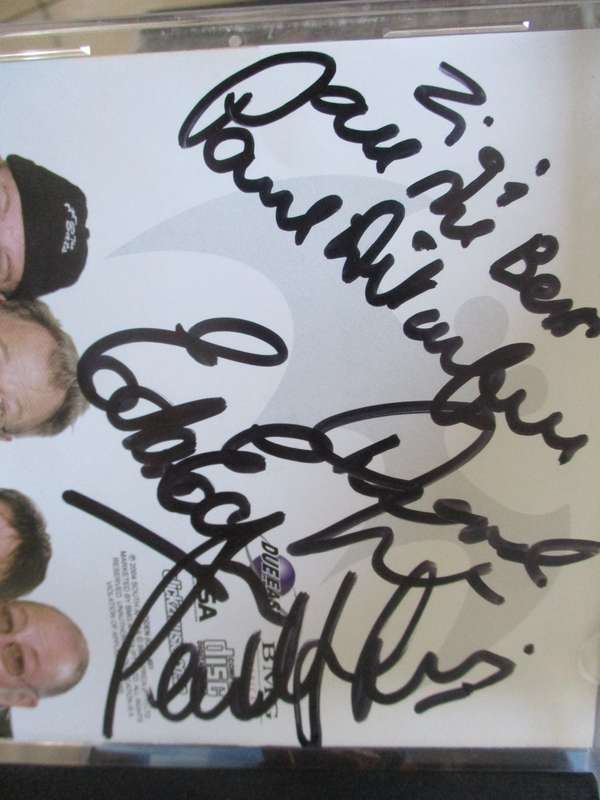 the bats autographed