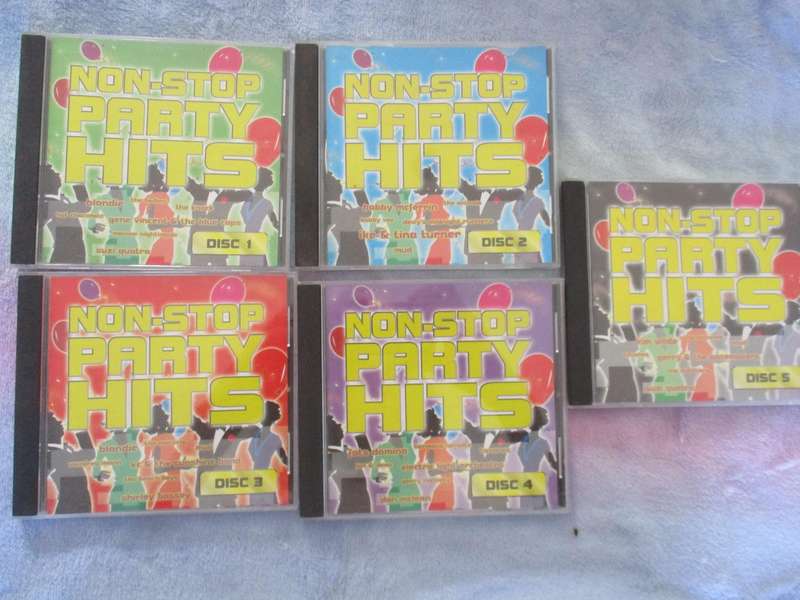 non stop party hits five cd set