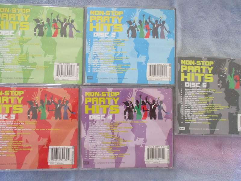 non stop party hits five cd set