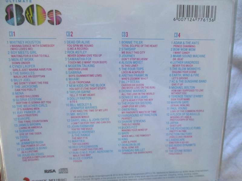 ultimate 80s 4cd box