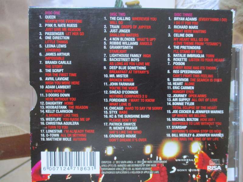 now thats what i call power ballads triple cd