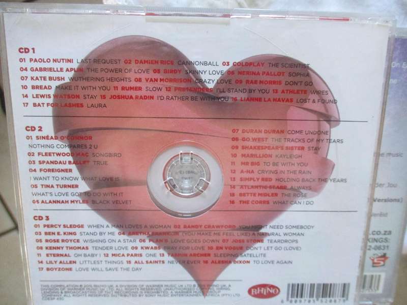 love songs the collection triple cd