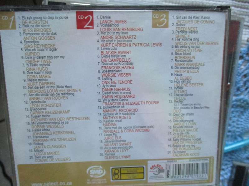 afrikaans se 60 grootste treffers triple cd
