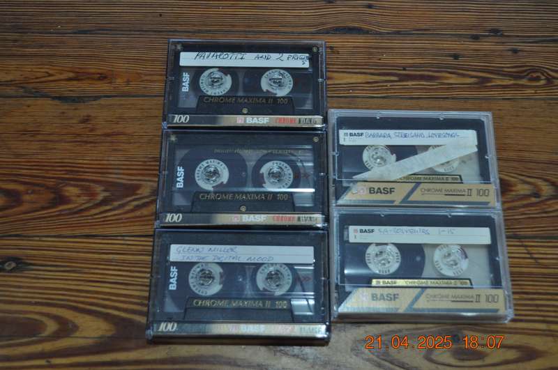 BASF Chrome Maxima II 100 Pre Owned Cassettes