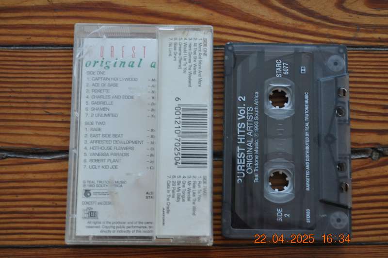 Purest Hits 1993 - Various (Cassette)