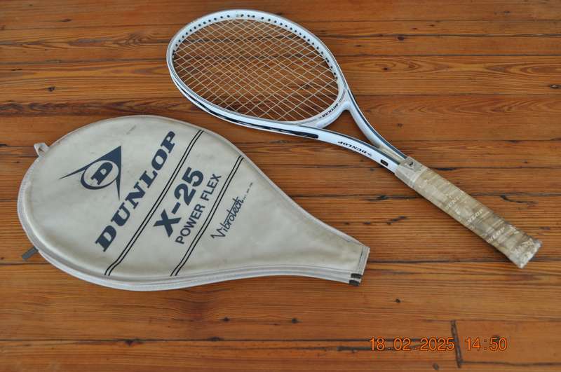 Vintage Dunlop Power Flex X-25 Tennis Racket