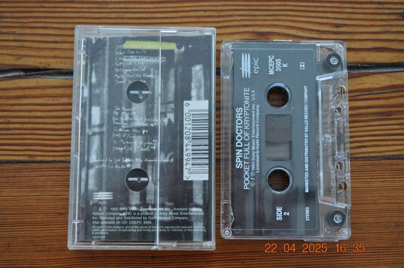 Spin Doctors - Pocket Full Of Kryptonite (Cassette)