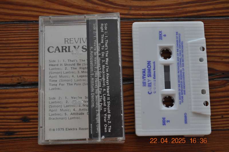 Carly Simon - Revival (Cassette)