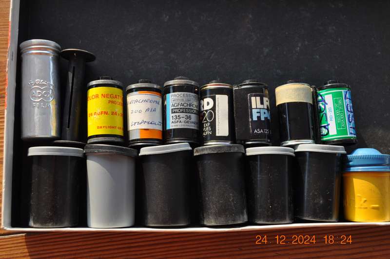 Vintage Empty 35mm Film Cartridges