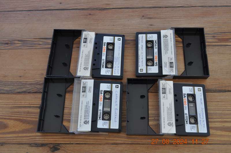 TDK SA-C60 Pre-Owned Cassettes x 4