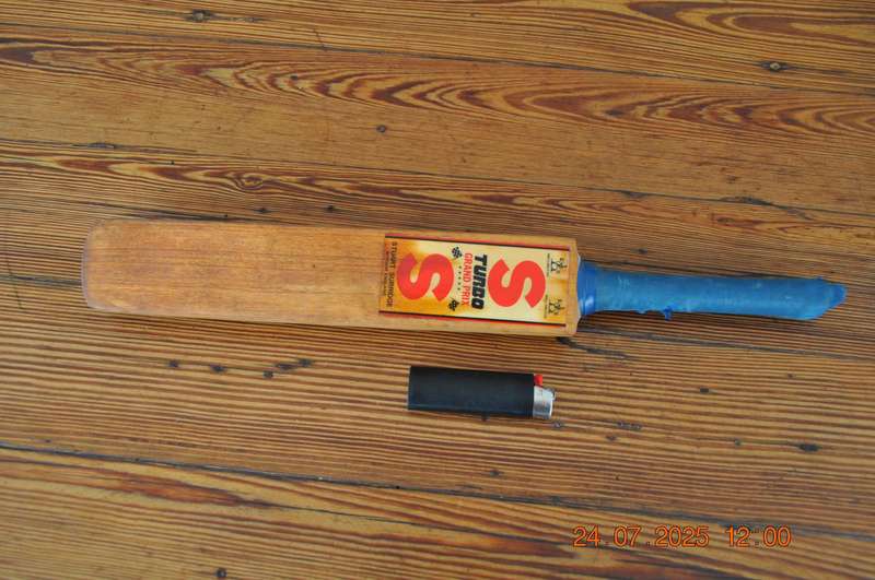 Vintage Stuart Surridge SS Turbo Mini Cricket Bat