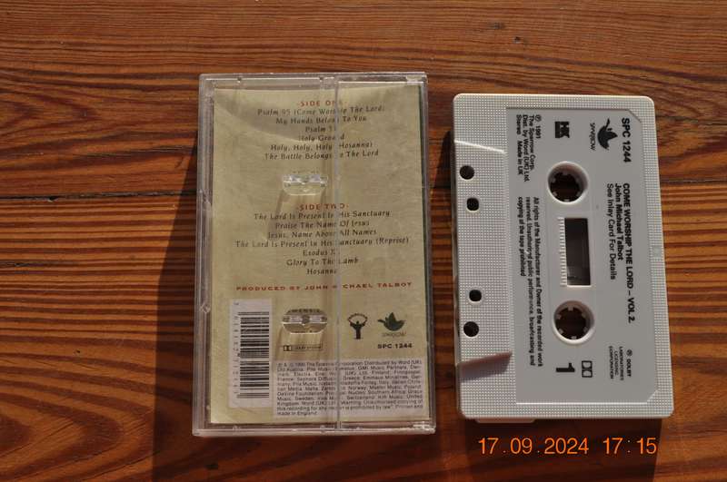 John Michael Talbot - Come Worship The Lord : Vol 2 (Cassette)