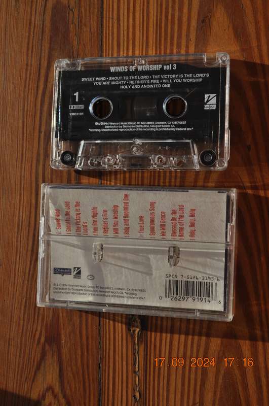 Winds Of Worship - Live From Toronto Canada (Cassette)