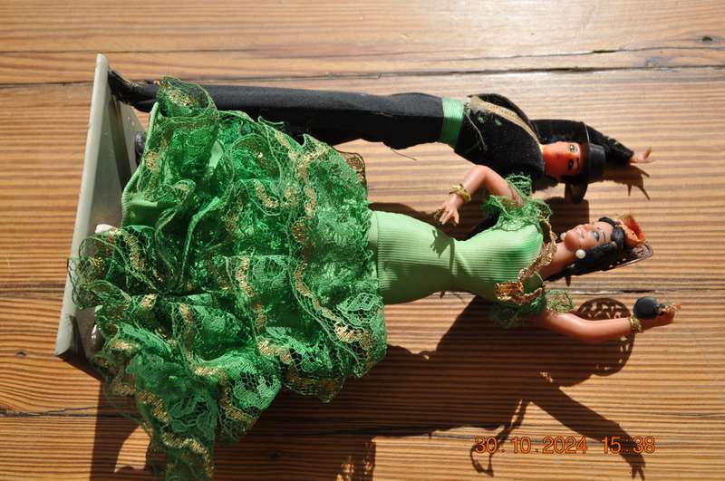 Vintage Spanish Dancing Pair Dolls