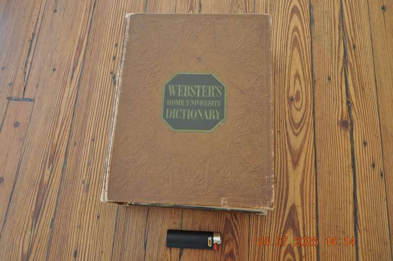 Vintage Websters Home University Dictionary