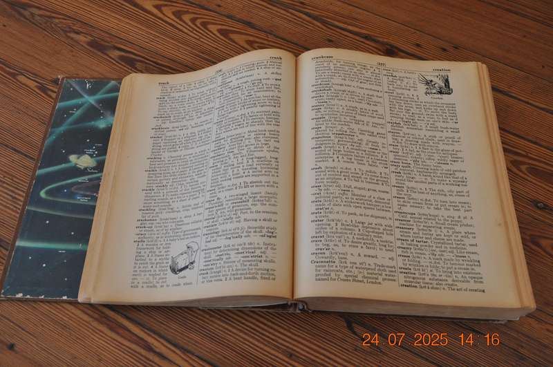 Vintage Websters Home University Dictionary