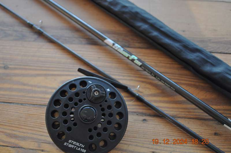 Silver Fox Fly Fishing Rod Stealth Reel