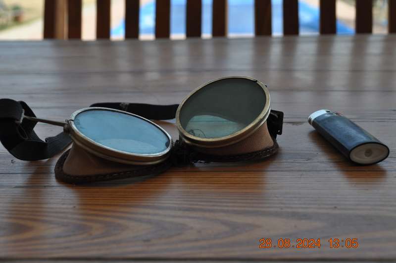 Vintage Motorcycle Safety Glasses