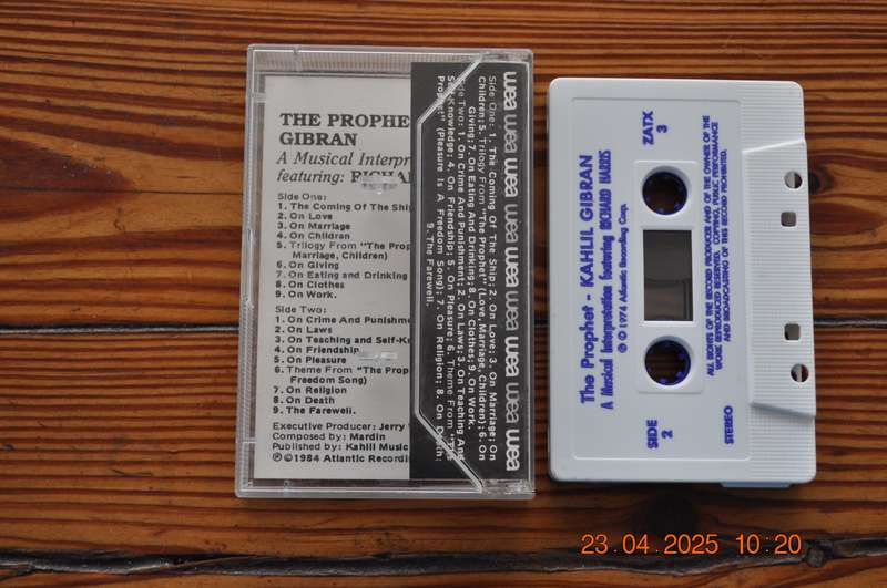 The Prophet Gibran Featuring Richard Harris (Cassette)