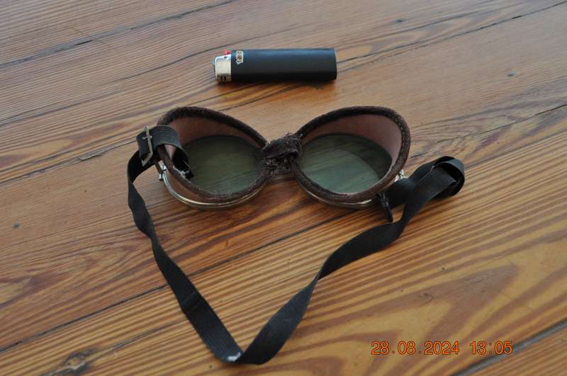 Vintage Motorcycle Safety Glasses