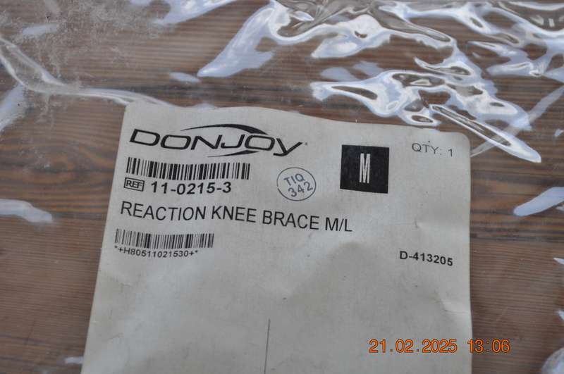 Donjoy Reaction Knee Brace Size ML