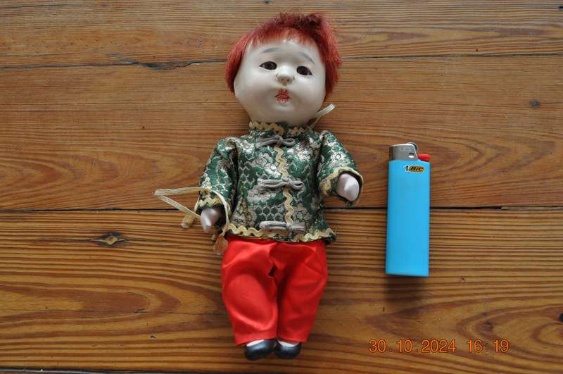 Vintage Chinese Boy Opera Doll