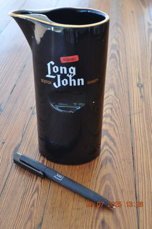 Vintage Long John Whiskey Pitcher