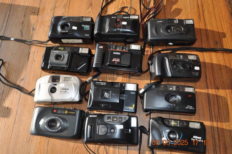 35mm Film Cameras Pentax Nikon Ricoh Minolta