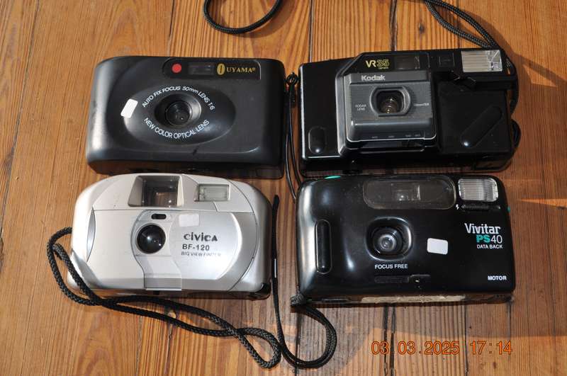 35mm Film Cameras Pentax Nikon Ricoh Minolta