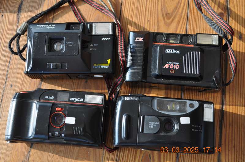 35mm Film Cameras Pentax Nikon Ricoh Minolta