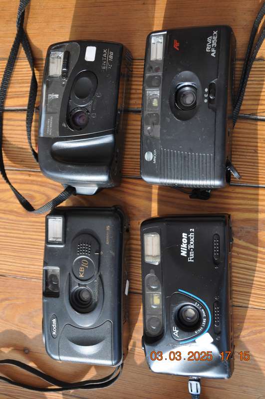35mm Film Cameras Pentax Nikon Ricoh Minolta