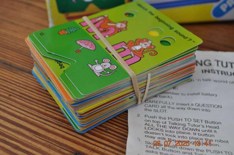Vintage Kids Tomy Talking Tutor Robot
