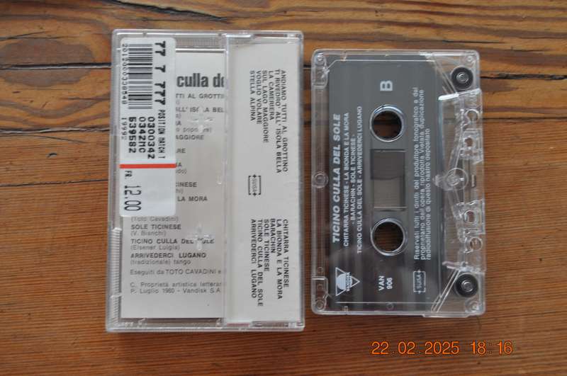 Ticino Culla Del Sole (Cassette)