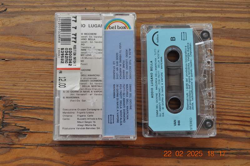Addio Lugano Bella (Cassette)