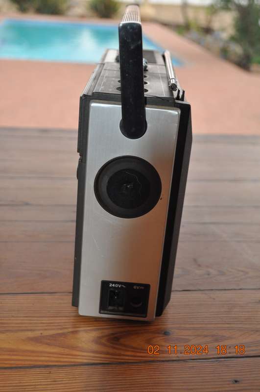Vintage 1970s Phillips Radio Cassette Recorder (not working)