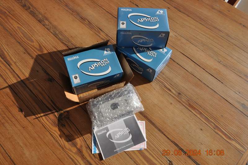 Halina film cameras x 3 in boxes