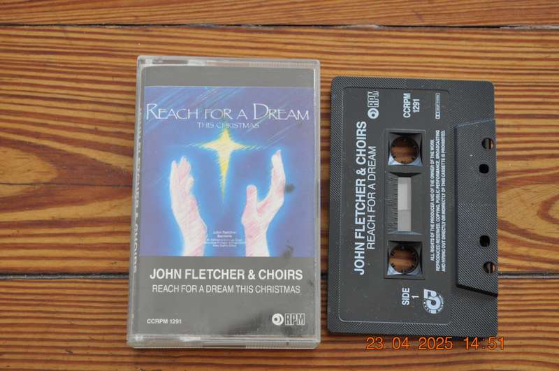 John Fletcher & Choirs - Reach For A Dream This Christmas (Cassette)