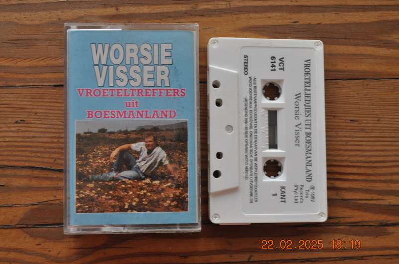 Worsie Visser - Vroeteltreffers Uit Boesmanland (Cassette)
