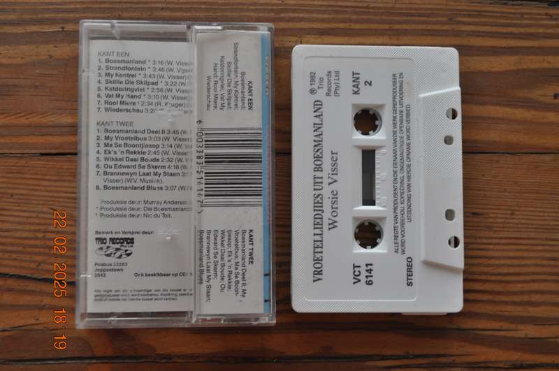 Worsie Visser - Vroeteltreffers Uit Boesmanland (Cassette)
