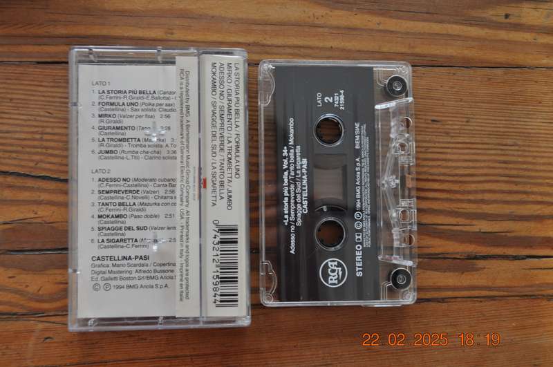 Castellini Pasi - La Storia Piu Bella : Vol 34 (Cassette)