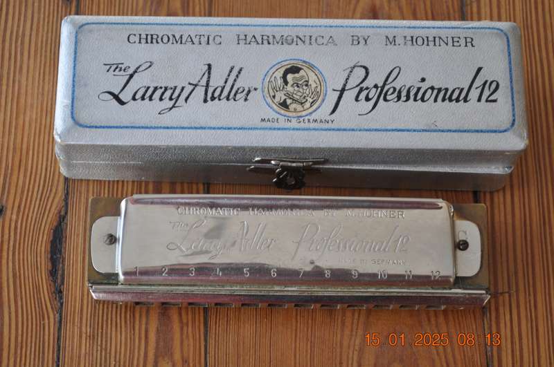 Vintage The Larry Adler Professional 12 Hohner Harmonica