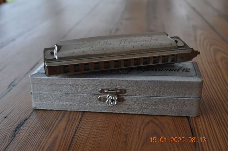 Vintage The Larry Adler Professional 12 Hohner Harmonica