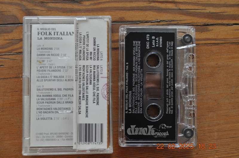 Il Meglio Del Folk Italiano - La Mondina : Vol 6 (Cassette)