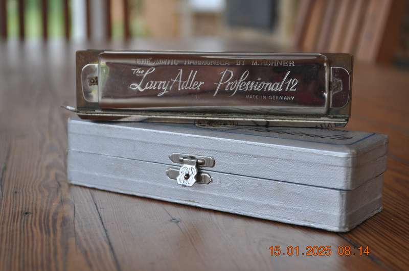 Vintage The Larry Adler Professional 12 Hohner Harmonica