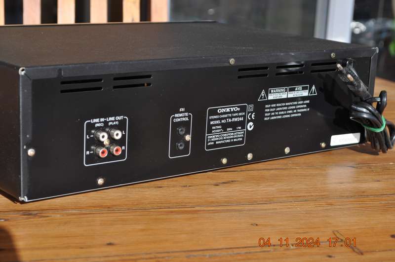 Onkyo TA-RW244 Double Cassette Tape Deck